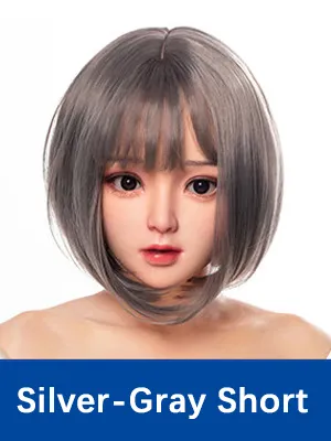 Short Silver-Grey Hair