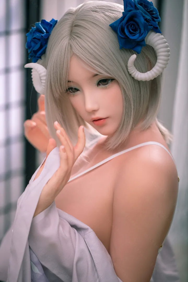 160cm (5ft3) G-Cup Lightweight Silicone Sex Doll, Head Cyrtanthera