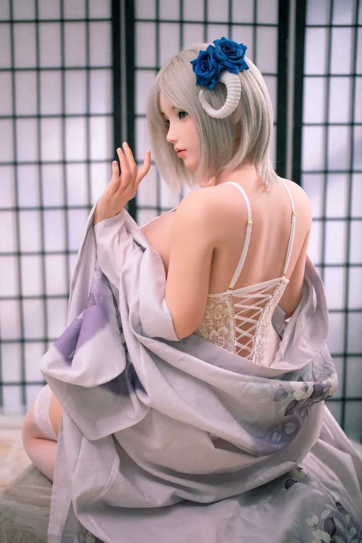 160cm (5ft3) G-Cup Lightweight Silicone Sex Doll, Head Cyrtanthera