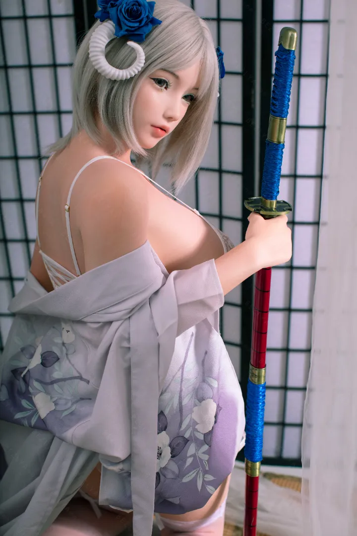 160cm (5ft3) G-Cup Lightweight Silicone Sex Doll, Head Cyrtanthera