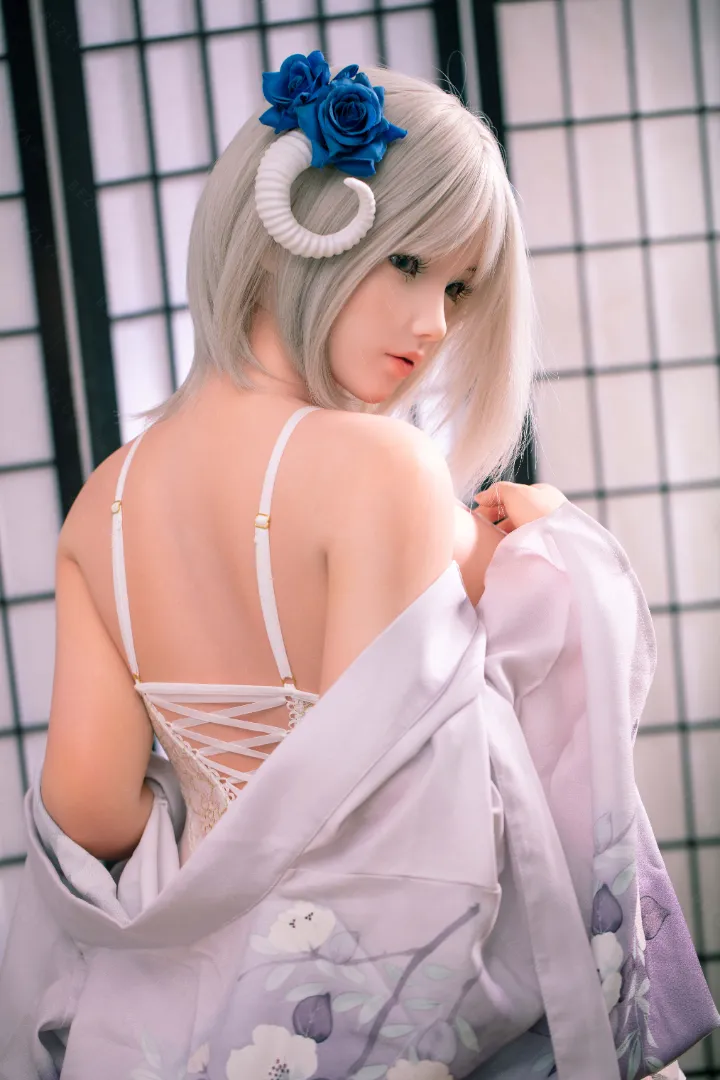 160cm (5ft3) G-Cup Lightweight Silicone Sex Doll, Head Cyrtanthera