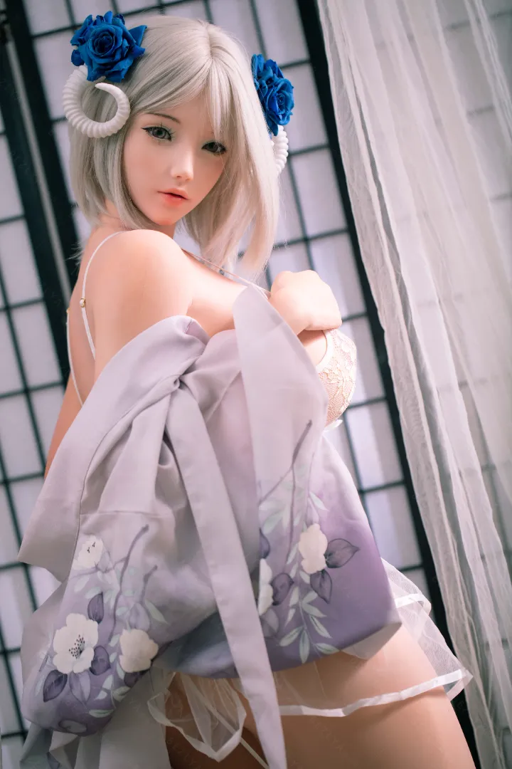 160cm (5ft3) G-Cup Lightweight Silicone Sex Doll, Head Cyrtanthera