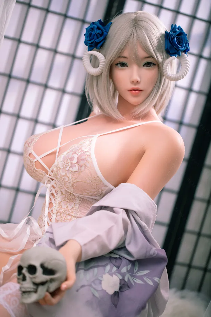 160cm (5ft3) G-Cup Lightweight Silicone Sex Doll, Head Cyrtanthera