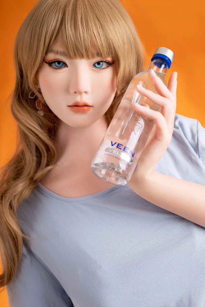 168cm (5ft6) C-Cup Lightweight Silicone Sex Doll, Head Rhododdendron