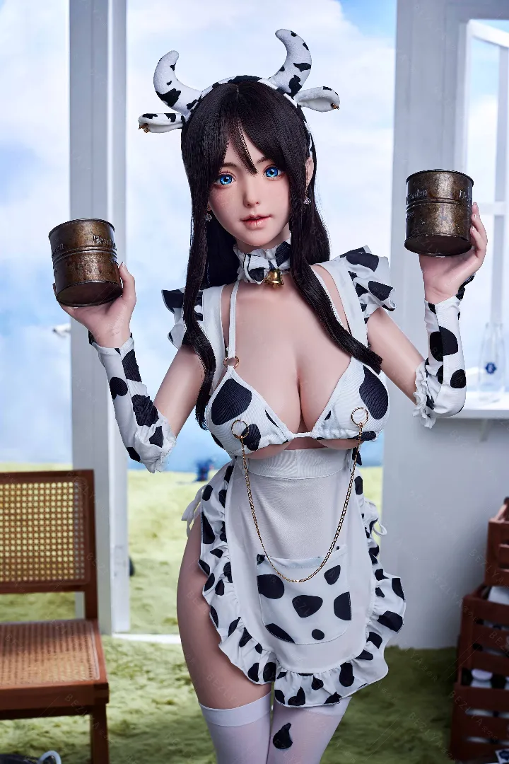 145cm (4ft9) G-Cup Lightweight Silicone Sex Doll, Head Pisum