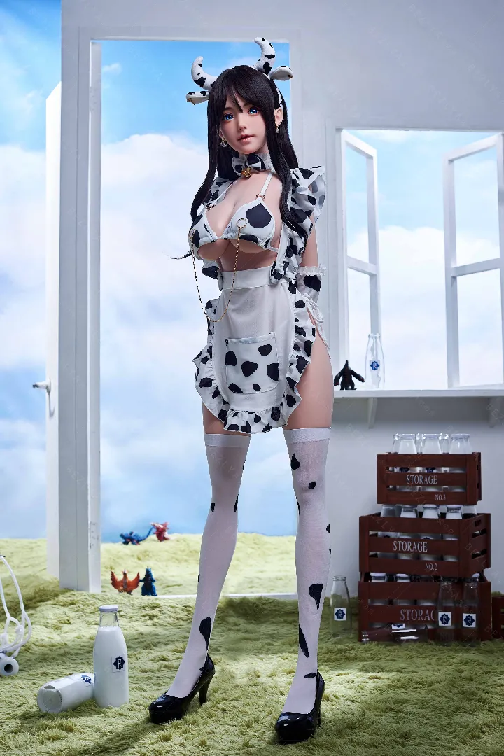 145cm (4ft9) G-Cup Lightweight Silicone Sex Doll, Head Pisum