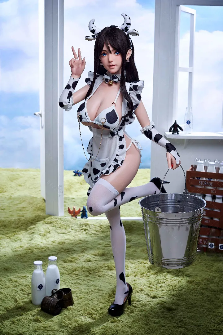 145cm (4ft9) G-Cup Lightweight Silicone Sex Doll, Head Pisum