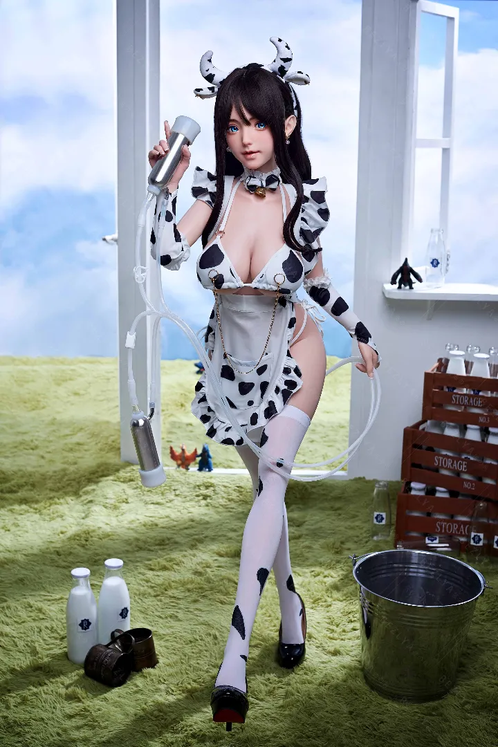 145cm (4ft9) G-Cup Lightweight Silicone Sex Doll, Head Pisum