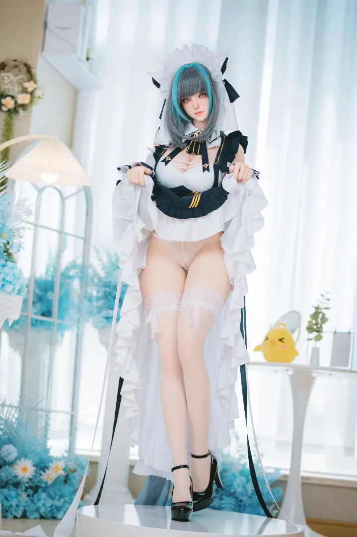 155cm (5ft1) E-Cup Lightweight Silicone Sex Doll, ROS Head Campanula