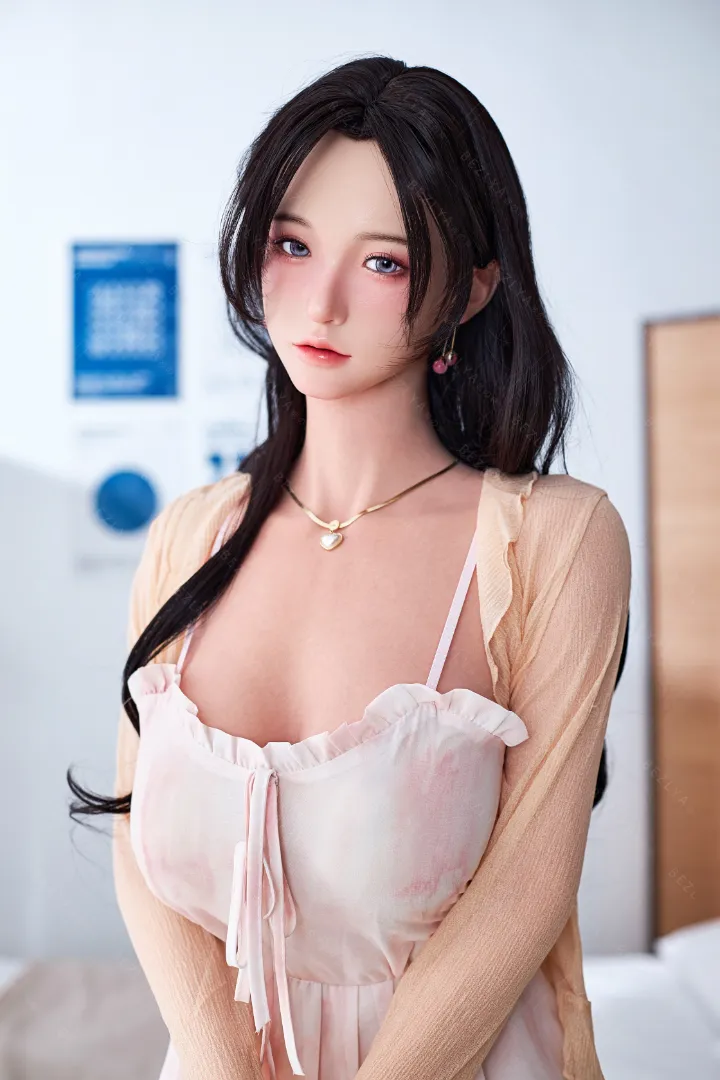 167cm (5ft6) F-Cup Léger Silicone Poupée sexuelle, ROS Tête ningshuang