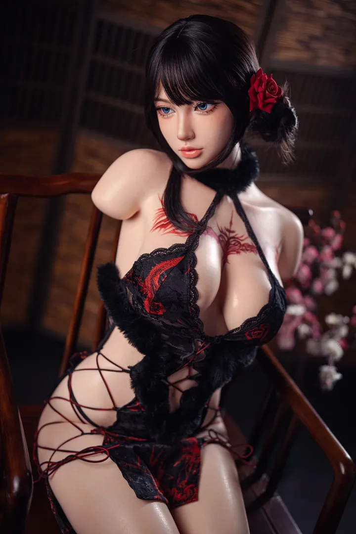 105cm (3ft5) Silicone Sex Doll Torso Wenwen, ROS Head #99B