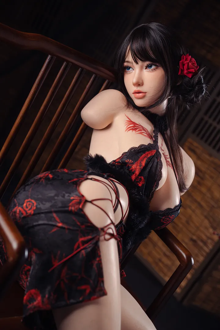 105cm (3ft5) Silicone Sex Doll Torso Wenwen, ROS Head #99B