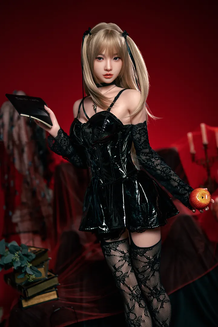 149cm (4ft11) Petite Chest Real skin texture Silicone Sex Doll xiaorou, ROS Head #103b