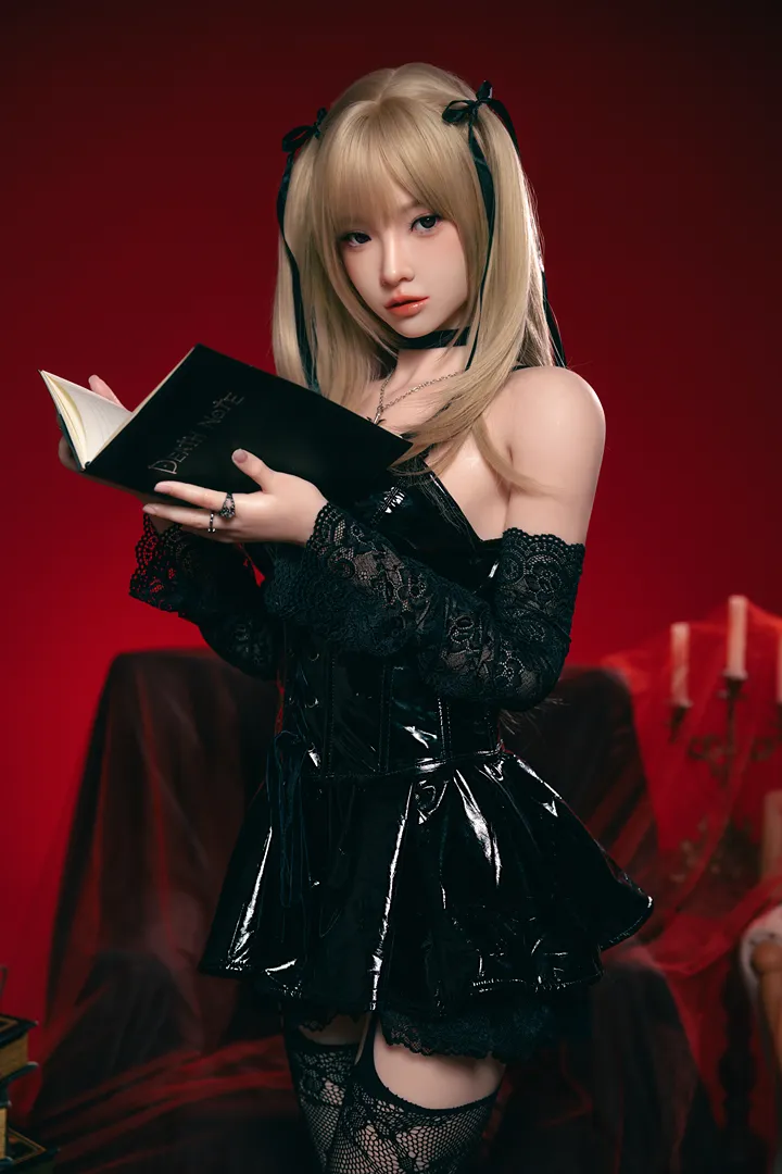 149cm (4ft11) Petite Chest Real skin texture Silicone Sex Doll xiaorou, ROS Head #103b