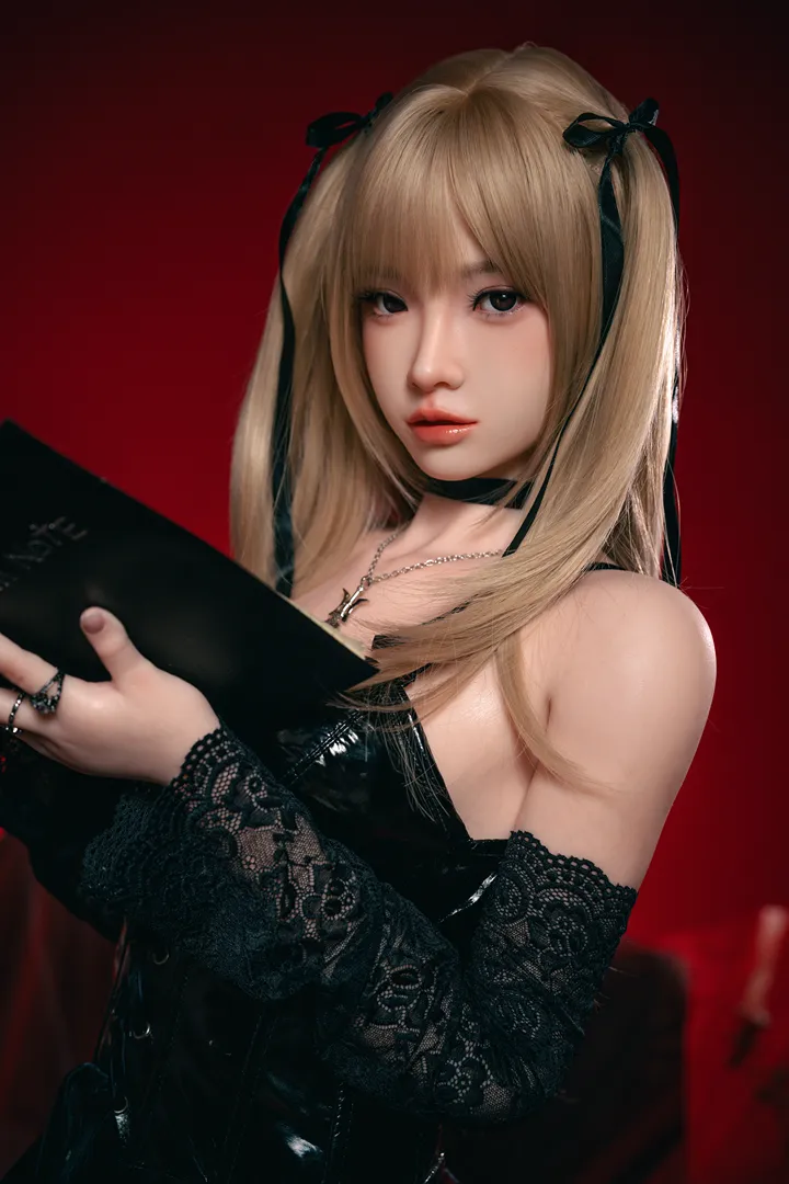149cm (4ft11) Petite Chest Real skin texture Silicone Sex Doll xiaorou, ROS Head #103b