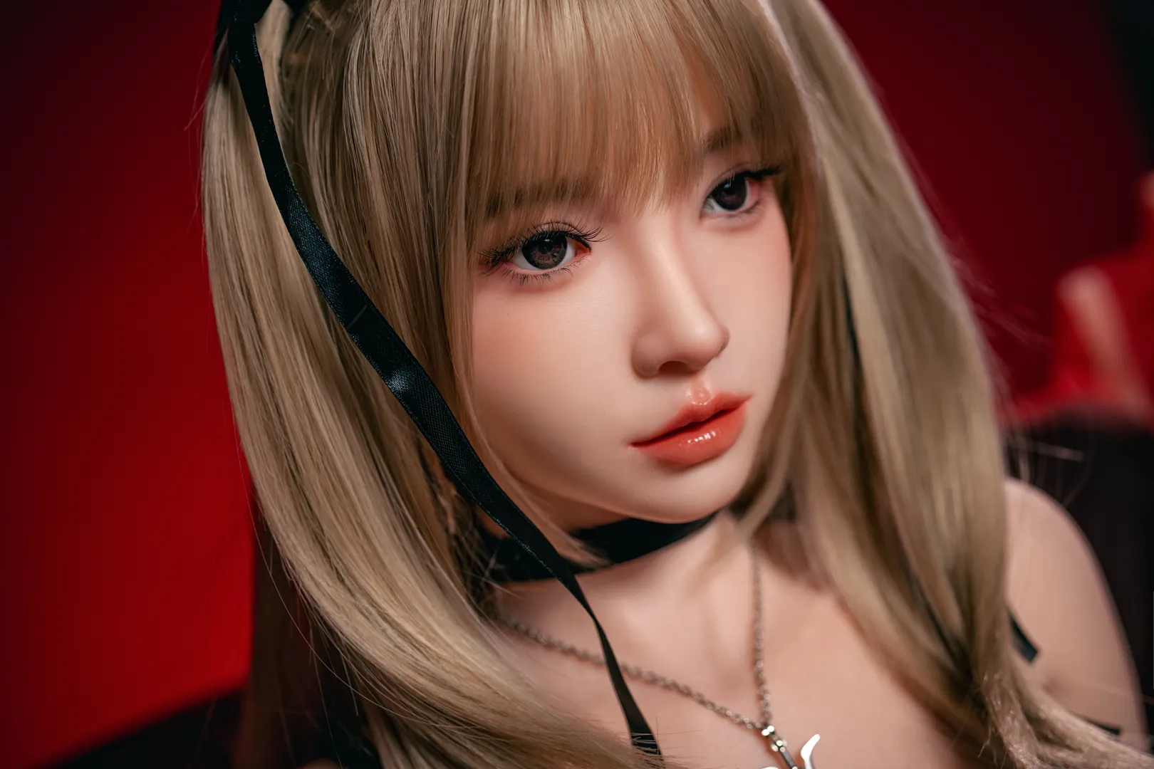 149cm (4ft11) Petite Chest Real skin texture Silicone Sex Doll xiaorou, ROS Head #103b