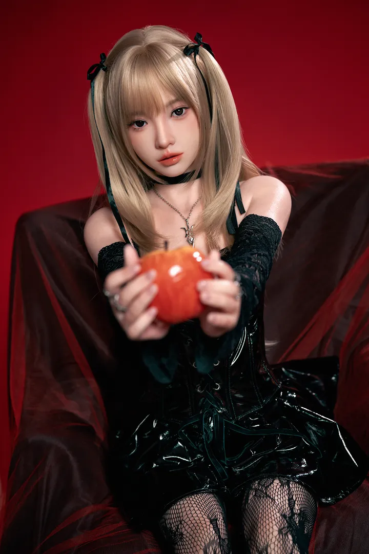 149cm (4ft11) Petite Chest Real skin texture Silicone Sex Doll xiaorou, ROS Head #103b