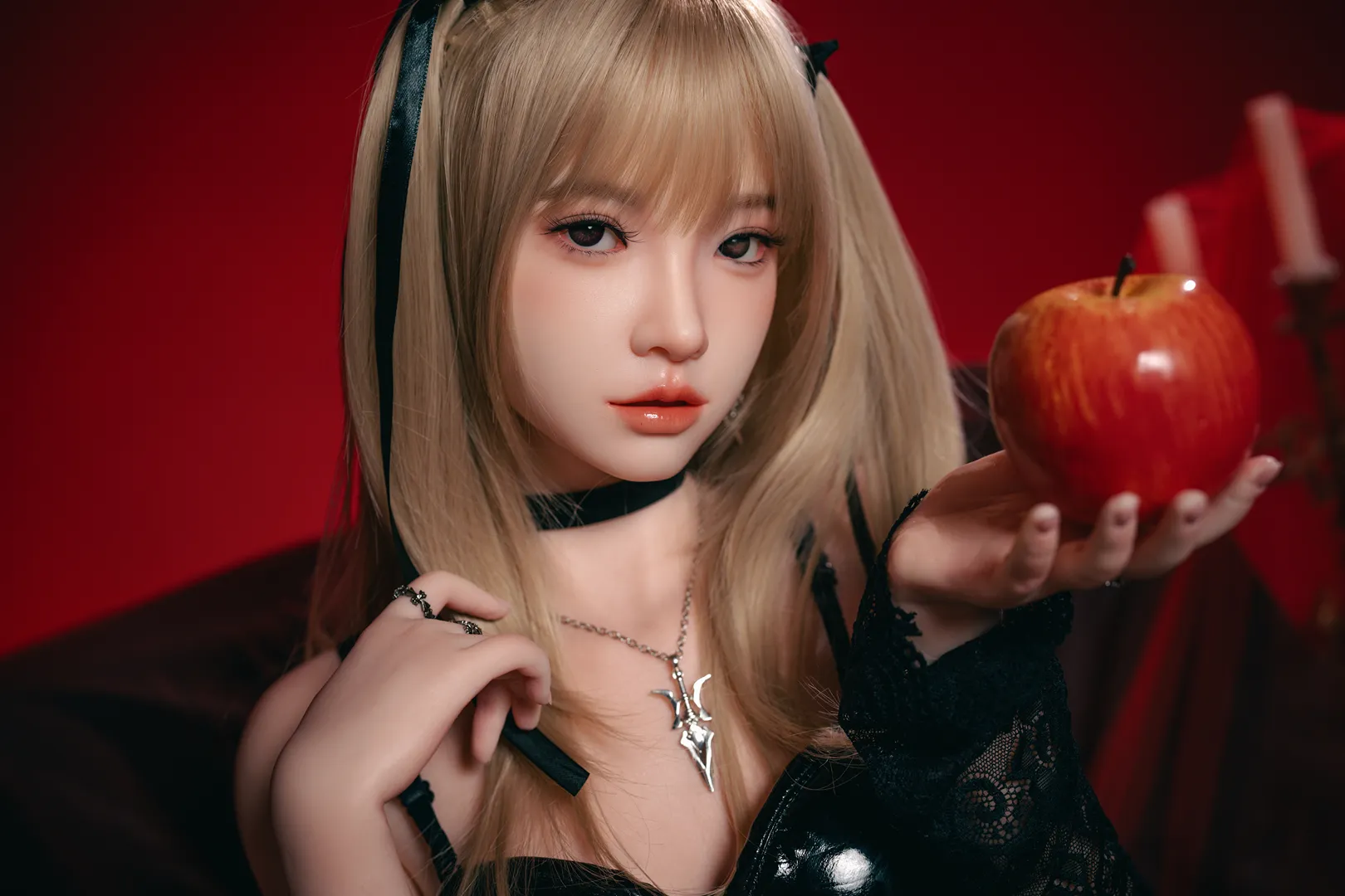 149cm (4ft11) Petite Chest Real skin texture Silicone Sex Doll xiaorou, ROS Head #103b