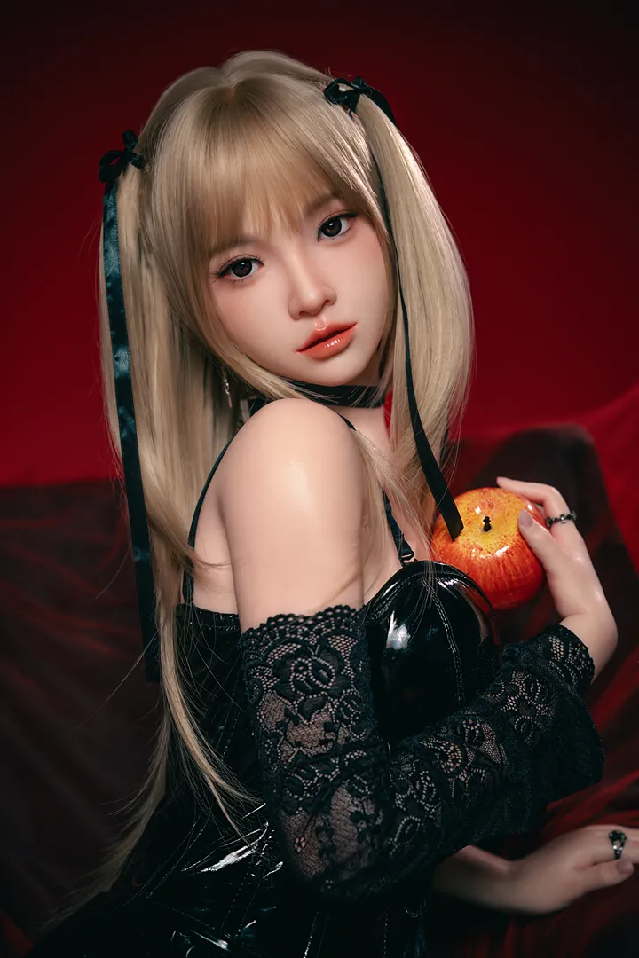 149cm (4ft11) Petite Chest Real skin texture Silicone Sex Doll xiaorou, ROS Head #103b